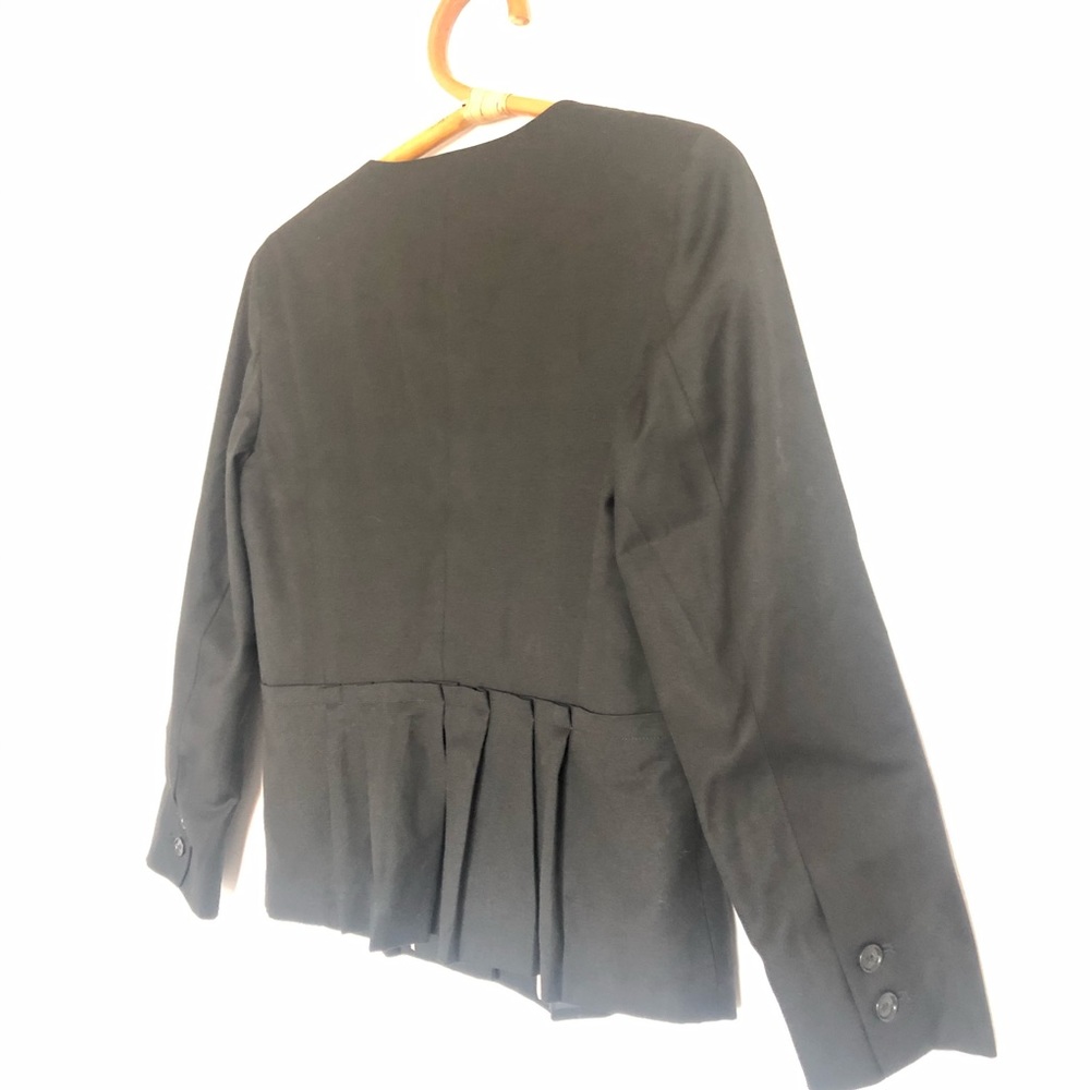 LOFT Black Pleat Back Blazer Career Jacket NWOT 4P - Picture 9 of 10